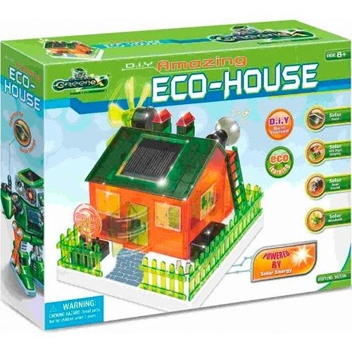 Brinquedo Ecológico: EcoHouse Funciona através da Luz Solar