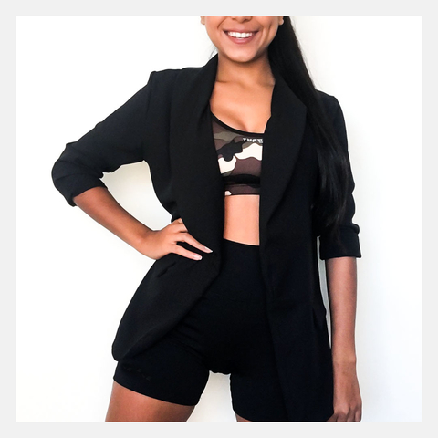 Blazer negro mujer
