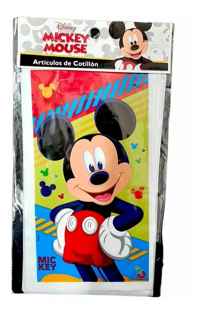 Bolsita Cumpleaños Mickey Mouse X 10 U Sorpresa Cotillón
