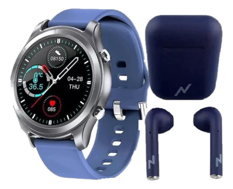 Combo Reloj Smartwatch Noga Ng-sw05 + Auricular Inalámbrico