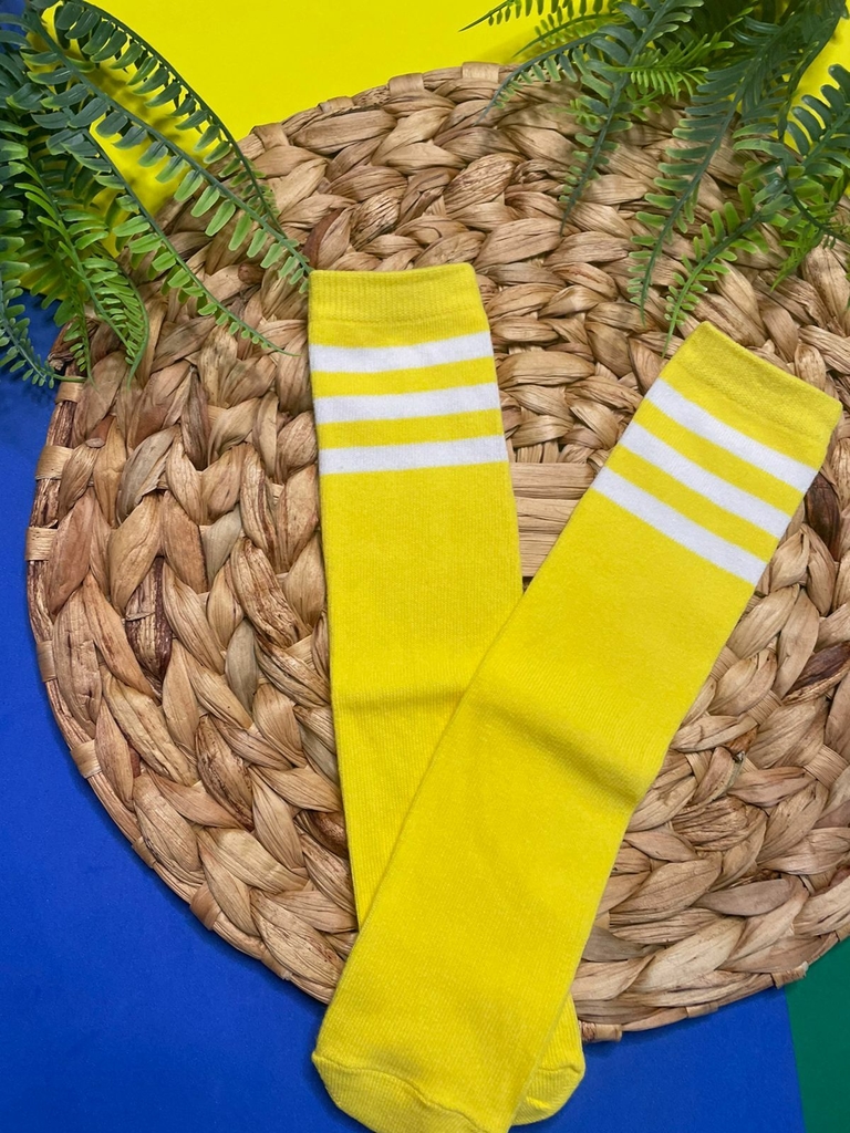 Meia Amarela Brasil - Comprar em Coisas de Dondoquinha
