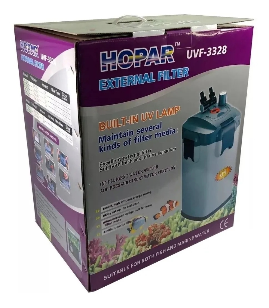 filter canister hopar