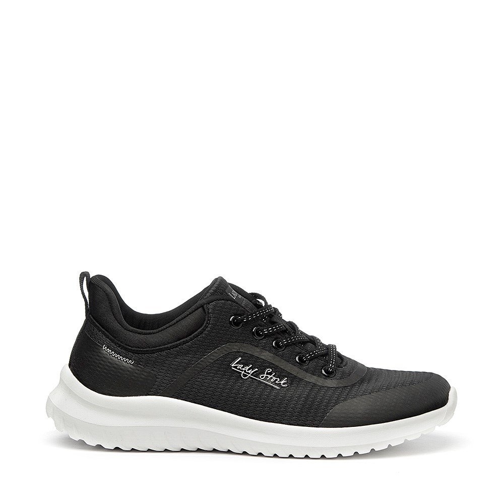 bianca negra zapatilla lady stork - Las Weimann