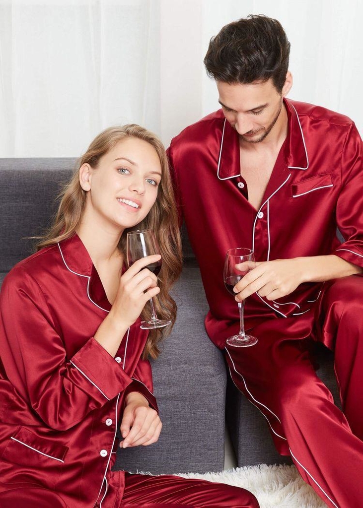 Pijama de casal cetim