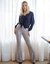 Calça Flare Azure Cinza