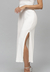 Calça Pantacourt de Ribana Off White - comprar online