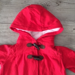Tapado de algodón rojo con capucha y corderito Carter´s - 12M - comprar online