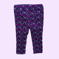 Pantalón de corderoy violeta con moños H&M - 12-18M