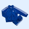 Conjunto buzo y pantalón con cintura elástica deportivo azul Adidas - 9-12M