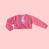 Saquito de hilo de algodón rosa H&M *NUEVO* - 18-24M