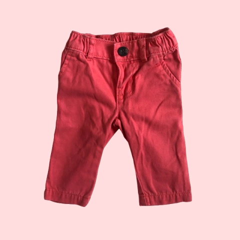 Pantalón de jean rojo Carter´s - 3M