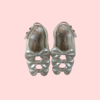 Sandalias de goma con velcro y moños Melissa - 18-19