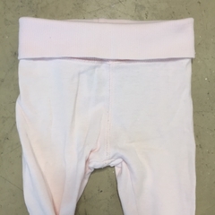 Pantalón de algodón rosa con piecitos H&M - 1-2M en internet