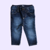 Pantalón de jean azul con cintura elastica Oshkosh - 12M