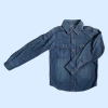 Camisa de jean azul carter's - 6A