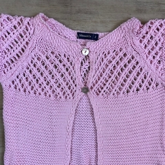 Saco de lana rosa manga corta Mimo- 2A - comprar online