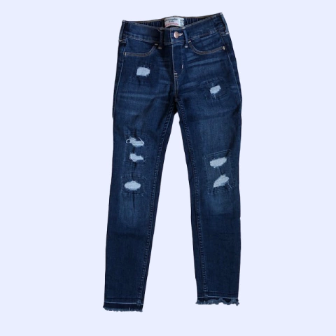 Pantalón de jean leggins azul con roturas Abercrombie - 9-10A