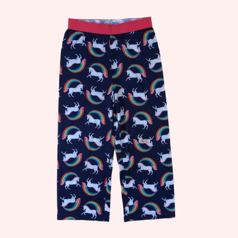 Pantalón tipo pijama de algodón estampado con cintura elástica "Unicornios" Carter´s *NUEVO* - 6A