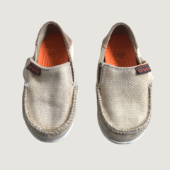 Zapatos tipo alpargatas de lona con velcro Crocs - 21/22