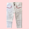 Pantalón de jean blanco con bordados Oshkosh - 2A
