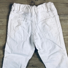 Pantalón de jean blanco con cintura ajustable Voss - 2A en internet