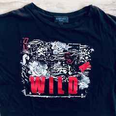 Remera manga corta de algodón "Wild..." Kosiuko - 10A - comprar online