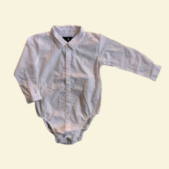 Body camisero manga larga blanco Baby Cottons *NUEVO* - 18M