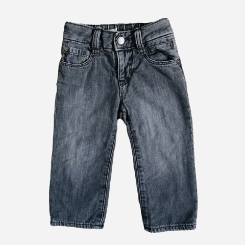 Pantalón de jean gris con cintura elástica Gap - 6-12M