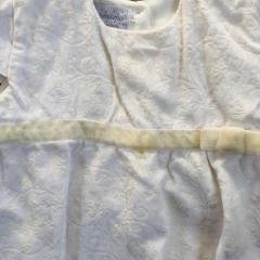 Vestido de simil terciopelo blanco Mimo *NUEVO* - M - comprar online