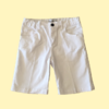 Bermuda de jean blanca con bolsillo Pioppa - 10A