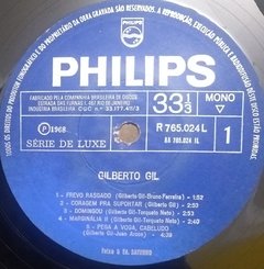 Lp Gilberto Gil 1968 original mono - Made in Quebrada Discos
