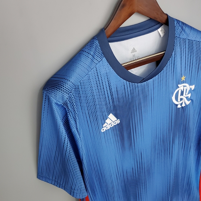camisa do flamengo azul adidas