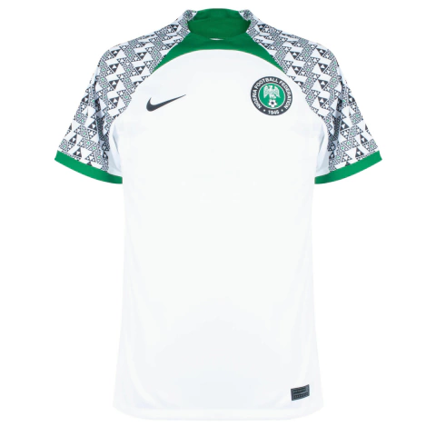 Camisa Nigéria Away 22/23 Torcedor Nike Masculina - Branca