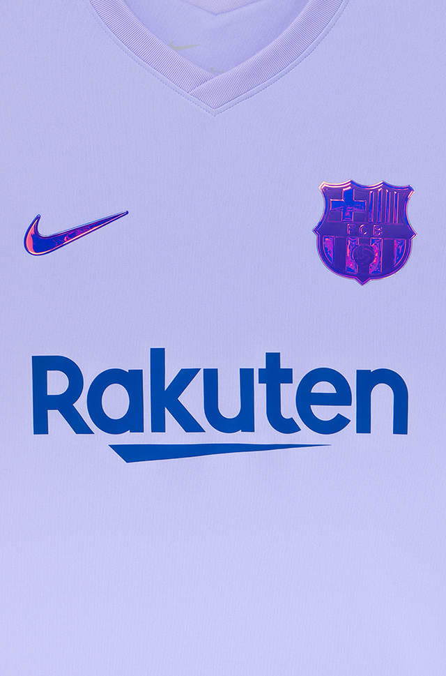 camisa do barça lilas