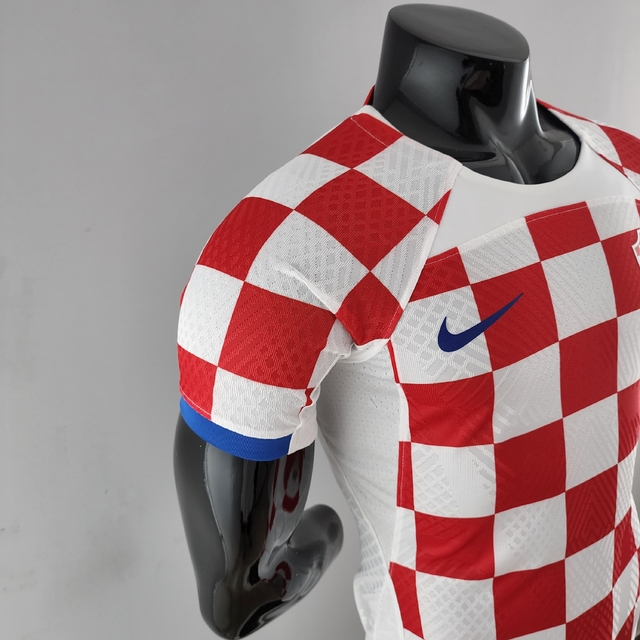 Camisa Seleção da Croácia Home 22/23 Jogador Nike Masculina - Vermelho e  Branco