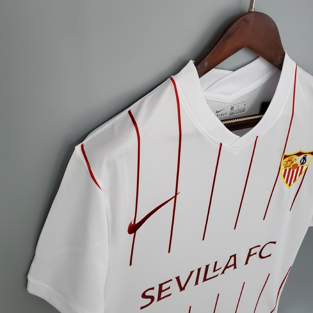 Camisa Sevilla Home 21/22 Torcedor Nike Masculina - Branca