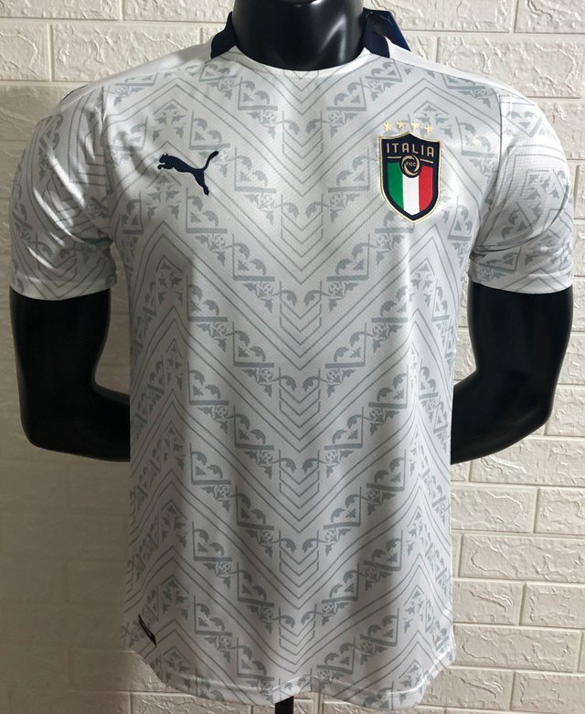 Camisa Selecao Italia Away 20 21 Torcedor Puma Masculina Branca