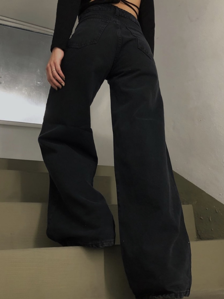 Jean wide leg full black - Comprar en Whatever