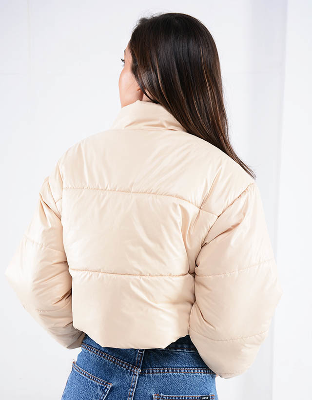 campera puffer corta beige - Comprar en Whatever
