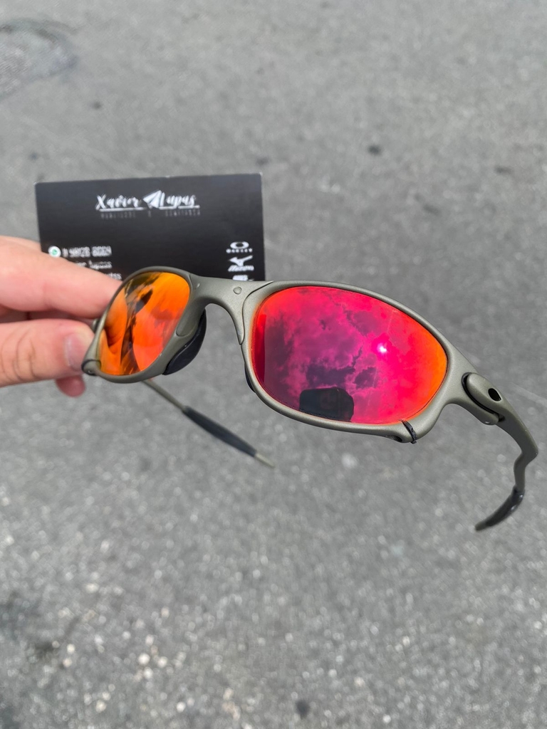 DOUBLE X XMETAL LENTES DARK RUBY CUSTOM