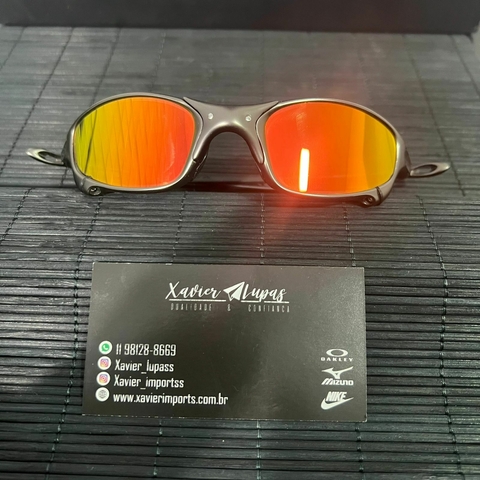 Xavier Lupass - Oakley Juliet 24k - Lentes gold brilho