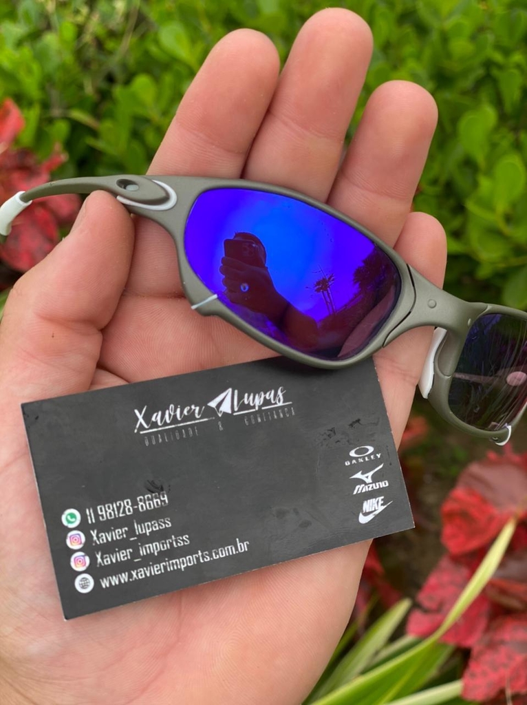 JULIET XMETAL LENTES BLUE PRIZM CUSTOM