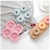 Molde de silicona para "donuts/donas, bagels, mouse,etc"  x4.