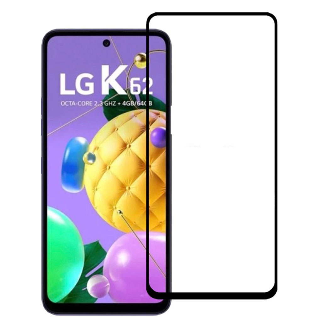 Capa Case Anti Shock Reforçada LG K62 + Película 5D Nano Flexível