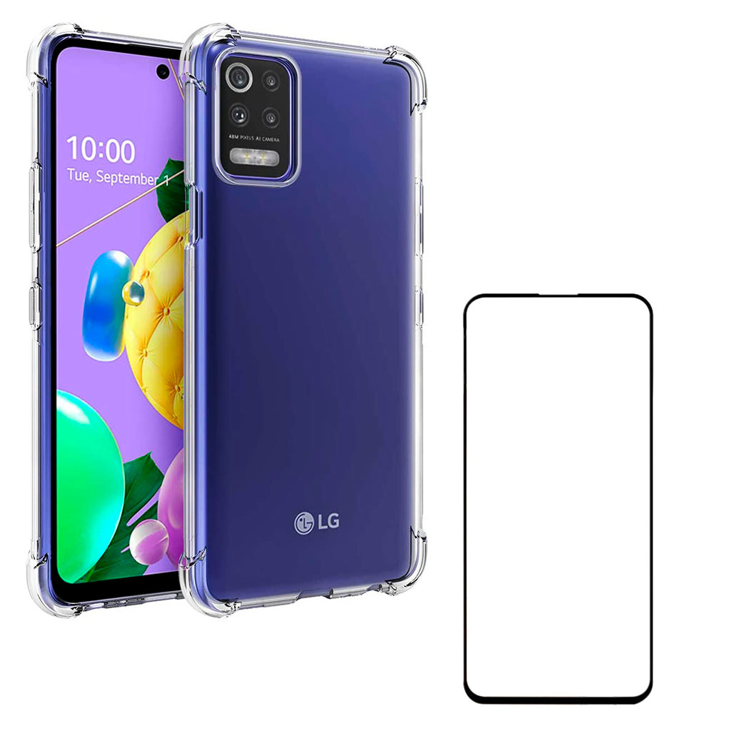Capa LG K62 Plus Anti Shock Anti-Queda + Película de Vidro 3D + Kit  Aplicação