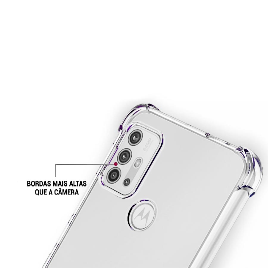 Capa Anti Quedas Motorola Moto G30 Bordas Antishock