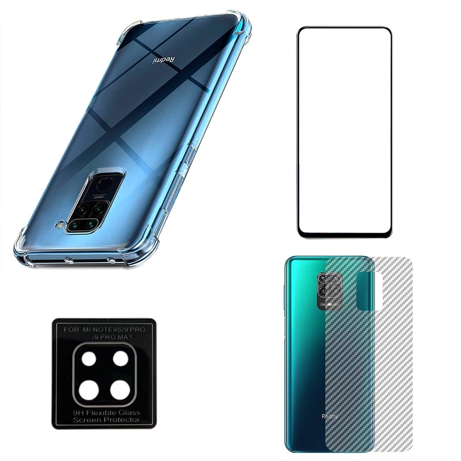 Capa Xiaomi Redmi Note 9S / Note 9 Pro (Preto) - OKapas
