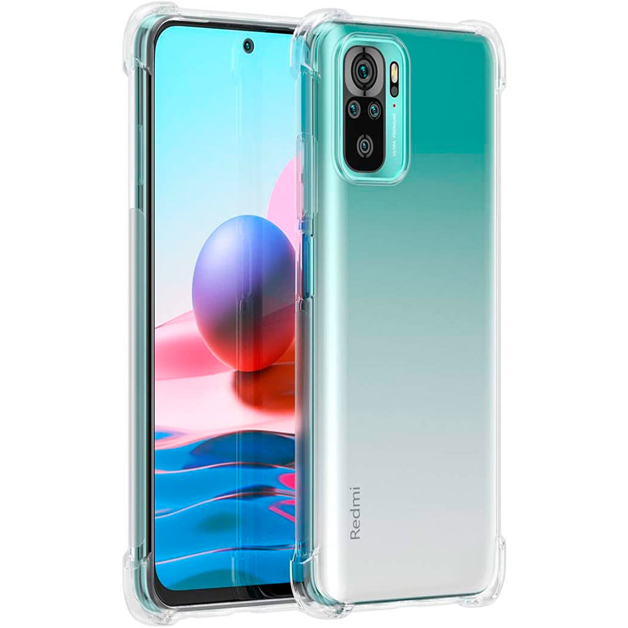 Capinha Anti Queda Xiaomi Redmi Note 10 4G + 2x Película de Vidro