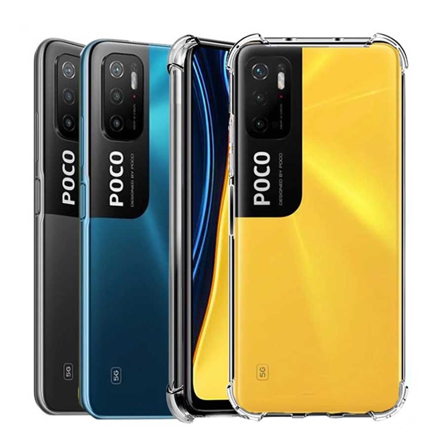 Capa Anti Impacto Xiaomi Poco M3 Pro + Película 3D Vidro + Película Câmera