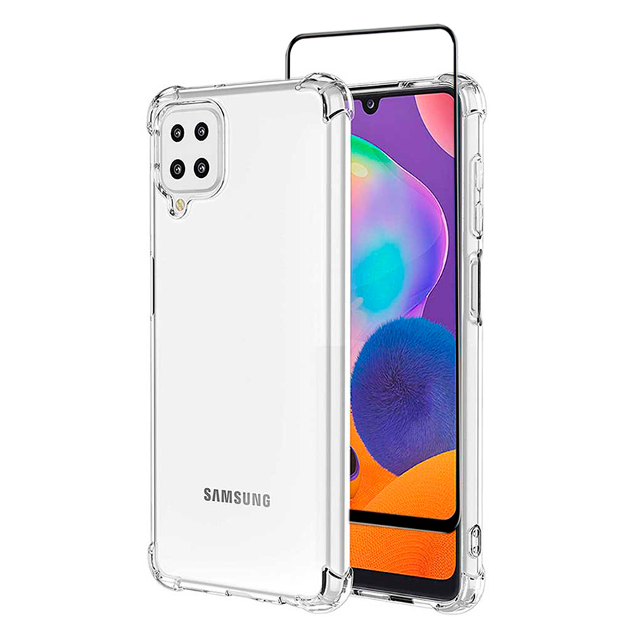 Kit Capinha Capa Anti Quedas Galaxy A22 4g + Película 3D Vidro Temperado